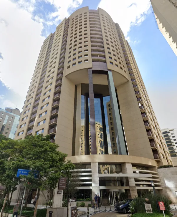 Fachada do Edifício Brascan, Rua Joaquim Floriano, 466, no Itaim Bibi, em São Paulo
